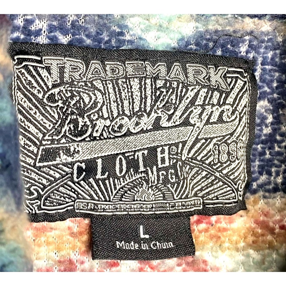 Trademark Brooklyn Cloth Men's Size Large Aztec Print Pullover Hoodie soft warm - Picture 3 of 6